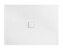 Душовий прямокутний акриловий піддон NOX UltraSlim White 100х80х3,5 BESCO PMD PIRAMIDA ультратонкий