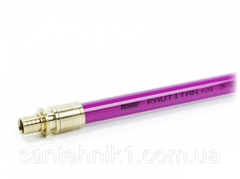Труба REHAU RAUTITAN pink 40х5.5 мм для систем опалення