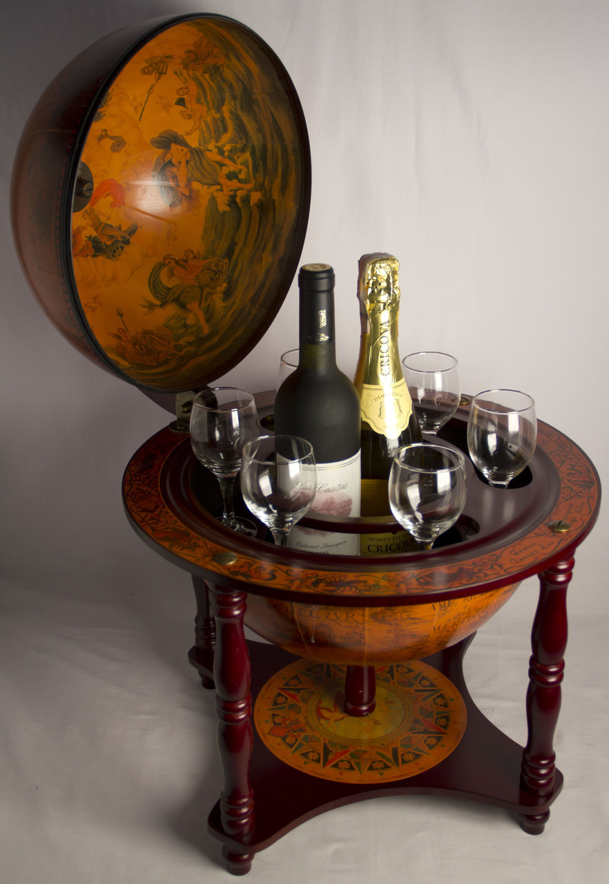 Бар глобус в интерьере