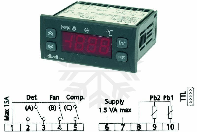 Контролер Eliwell IDPlus 974 LX