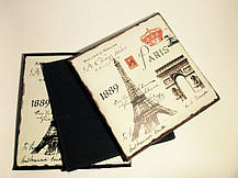 Складна коробка пуфік "Париж Корона" 30*30, фото 2