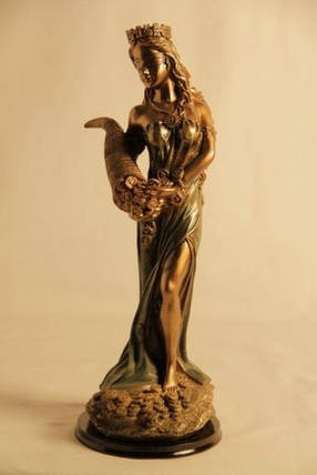 Статуетка Фортуна богиня щастя, удачі і родючості 24 см, (18C), фото 2