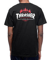 Cтильна футболка huf thrasher tds logo