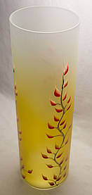 Ваза скляна з орнаментом (4-200)