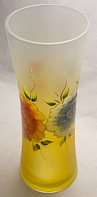 Ваза скляна з орнаментом (85-287)