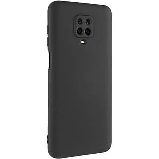 Xiaomi Redmi Note 9s / Note 9 Pro / Note 9 Pro Max Чехол TPU GETMAN Liquid Silk Full Camera Черный / Black