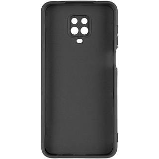 Чехол TPU GETMAN Liquid Silk Full Camera для Xiaomi Redmi Note 9s / Note 9 Pro / Note 9 Pro Max Черный / Black | pr-low