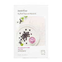 УЦЕНКА! Подтягивающая маска с экстрактом ягод асаи Innisfree My Real Squeeze Mask Acai Berry , 20мл