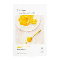 УЦЕНКА! Противовоспалительная маска с экстрактом мёда манука Innisfree My Real Squeeze Mask Manuka Honey, 20мл