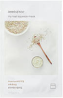 УЦЕНКА! Смягчающая маска с экстрактом овсянки Innisfree My Real Squeeze Mask Oatmeal , 20мл