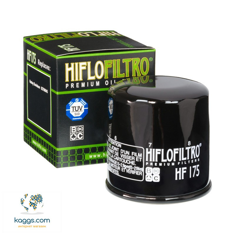 Оливний фільтр Hiflo HF175 для Harley Davidson, Indian.