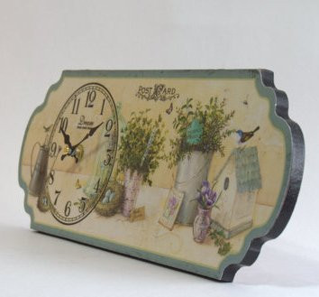 Оригинальные настольные интерьерные часы " Прованс " - фото 2 - id-p515210687