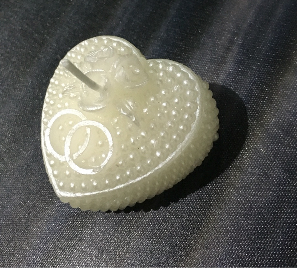 Весільна свічка " Сердечко"