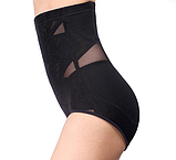 Посліднова білизна. Подвійна утяжка. Високі стягувальні труси, бежевий колір, фото 8