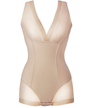 Коригувальне стягувальне боді, комбідрес чорний, фото 8