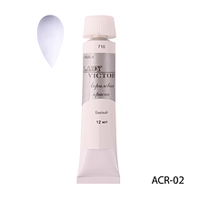 Акрилова фарба Lady Victory ACR-02 біла в тубі по 12 мл