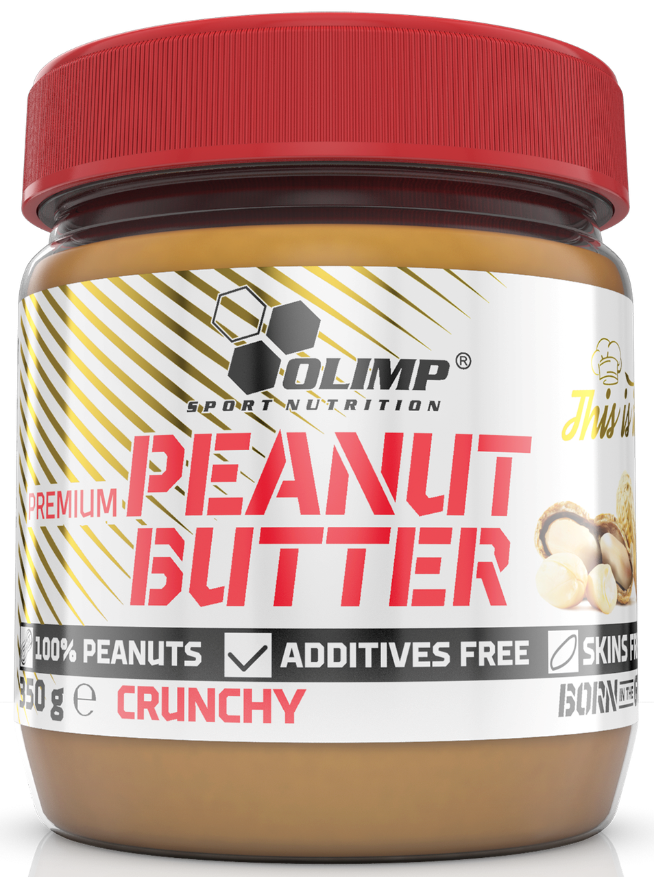 Olimp Premium Peanut Butter Crunchy 350g - фото 1 - id-p515279913