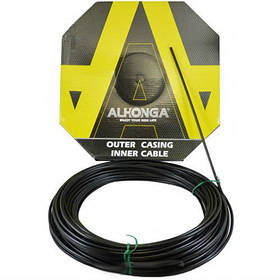 Сорочка троса перемикання Alhonga Ф4 mm х 30 м чорний. Боуден трос. Кожух троса. Сорочка троса для велосипеда