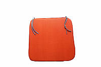 Подушка на стул 32х38х2 оранжевая