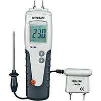 Вологомір деревини Voltcraft FM-300 (6-99% ± 1%; -35...+80°C ± 2°C) з виносним датчиком температури та вологості. Німеччина