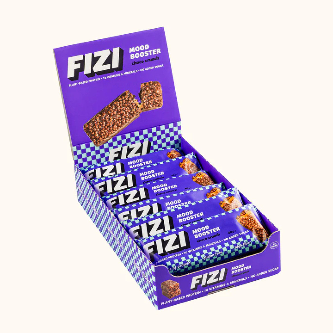 Fizi Mood Booster - 12x40g Choco Crunch, фото 1