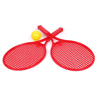 Игровой Набор для игры в теннис ТехноК 0380TXK(Blue) (2 ракетки+мячик) Красный Northwest