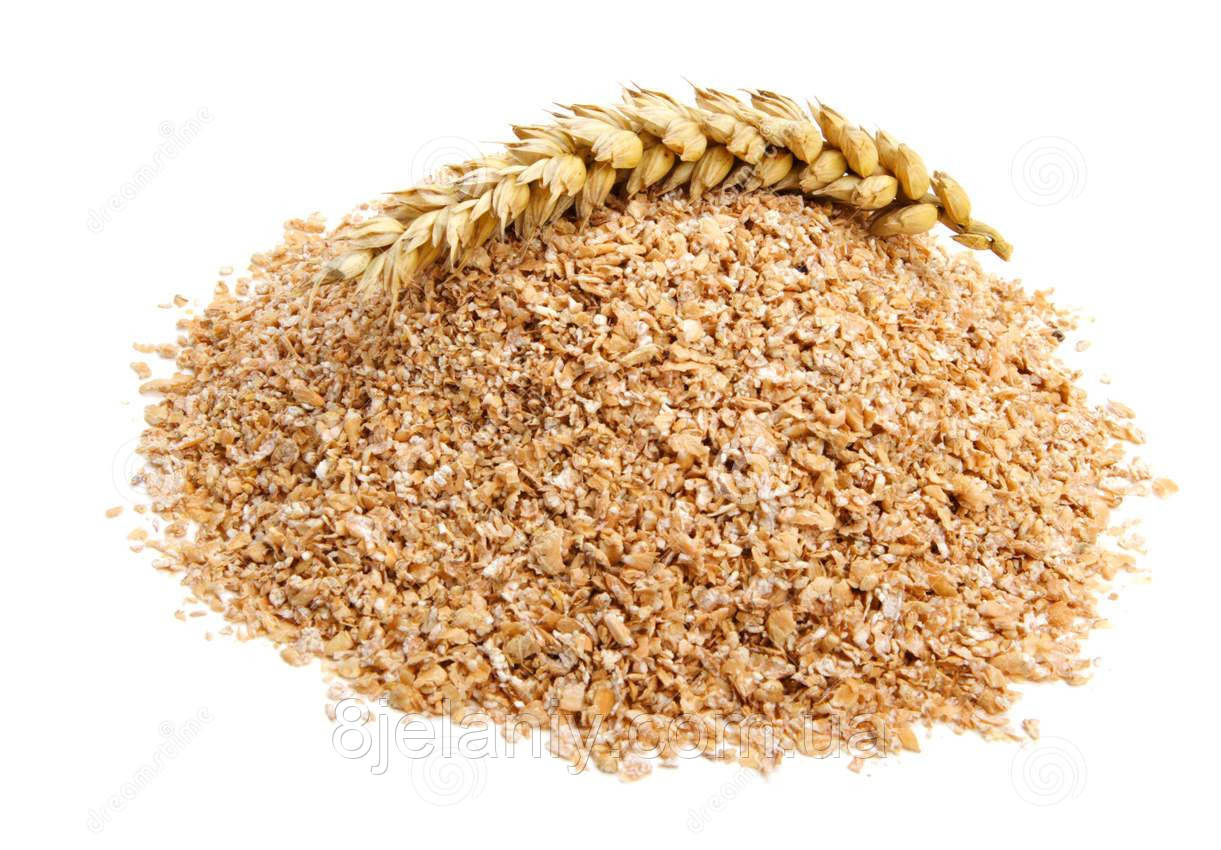 Висівки пшеничні Золоте зернятко ТУ харчові в мішках 25 кг