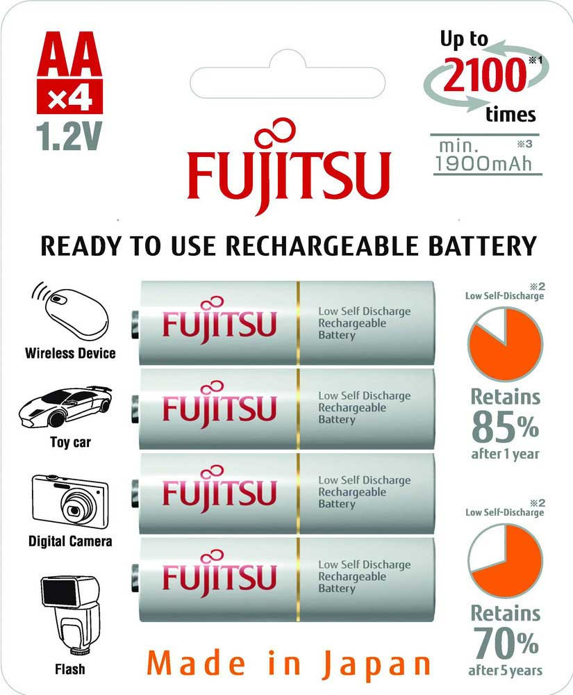 Акумулятор FUJITSU Eneloop AA/R6 min 1900mAh