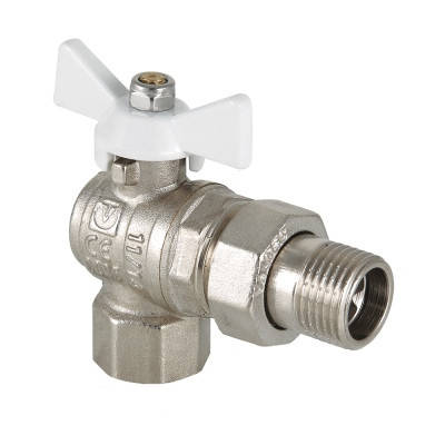 Кран кульовий кутовий американка вн.-нар. різь Valtec