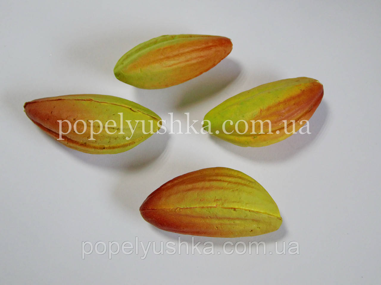 Бутон лілії пінопластовий 6 см салатовий, фото 1