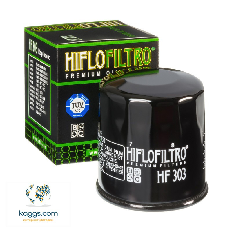 Оливний фільтр Hiflo HF303С для Honda, Access, Apache, Bimota, Kawasaki, Polaris, Yamaha.