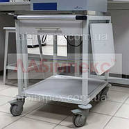 Сервісний столик на коліщатках лабораторний, фото 3