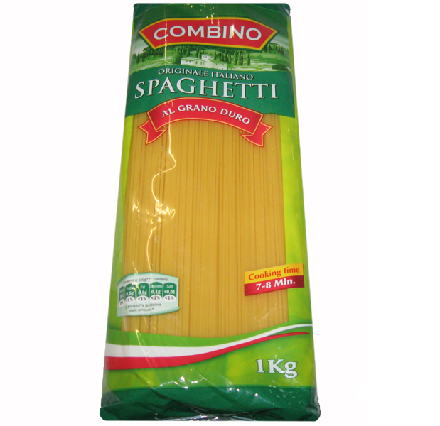 Спагеті твердих сортів Combino «Spaghetti», 1 кг.