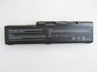 Батарея для ноутбука Toshiba PA3383U, 7200mAh, 12cell, 14.8V, Li-ion, чорна, УЦІНКА