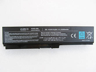 Батарея для ноутбука Toshiba PA3817U, 5200mAh, 6cell, 10.8V, Li-ion, чорна