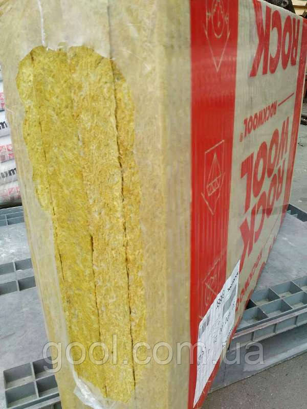 Rockwool Fachorock (Роквул Фасрок) вата базальтова 1200х600х50 мм. щільність 135 кг/м3