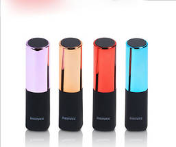 Зовнішній акумулятор для телефона Remax lady. Power bank 2400 mAh, фото 3