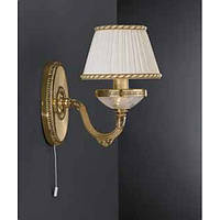 Бра RECCAGNI ANGELO A 6502/1 золото/скло/тканина