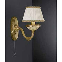 Бра RECCAGNI ANGELO A 6522/1 золото/скло/тканина