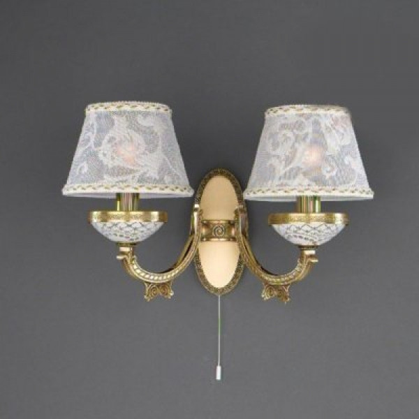 Бра RECCAGNI ANGELO A 7032/2 br.arte impero ricamo