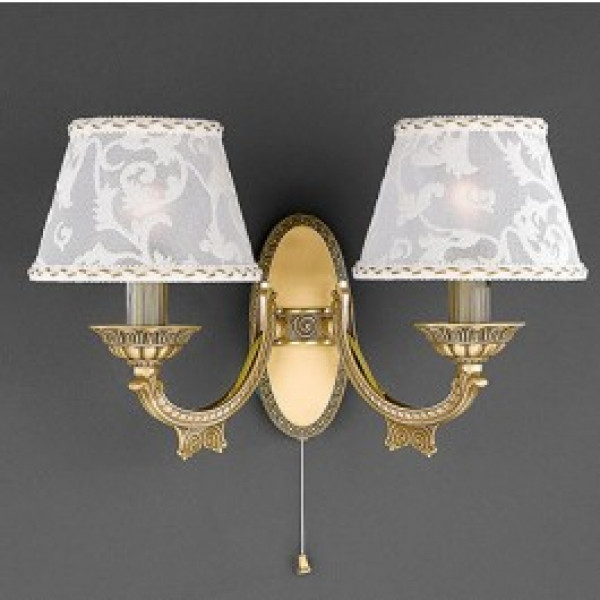 Бра RECCAGNI ANGELO A 7432/2 bronzo arte impero ricamo