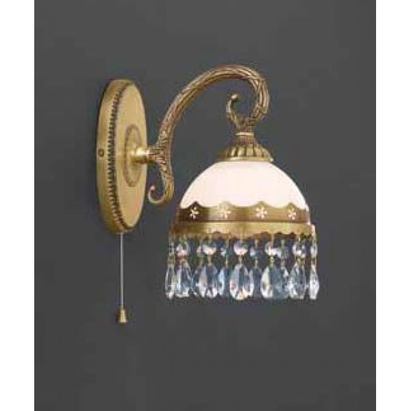 Бра RECCAGNI ANGELO A 7951/1 br.arte/crema classico/trasp.