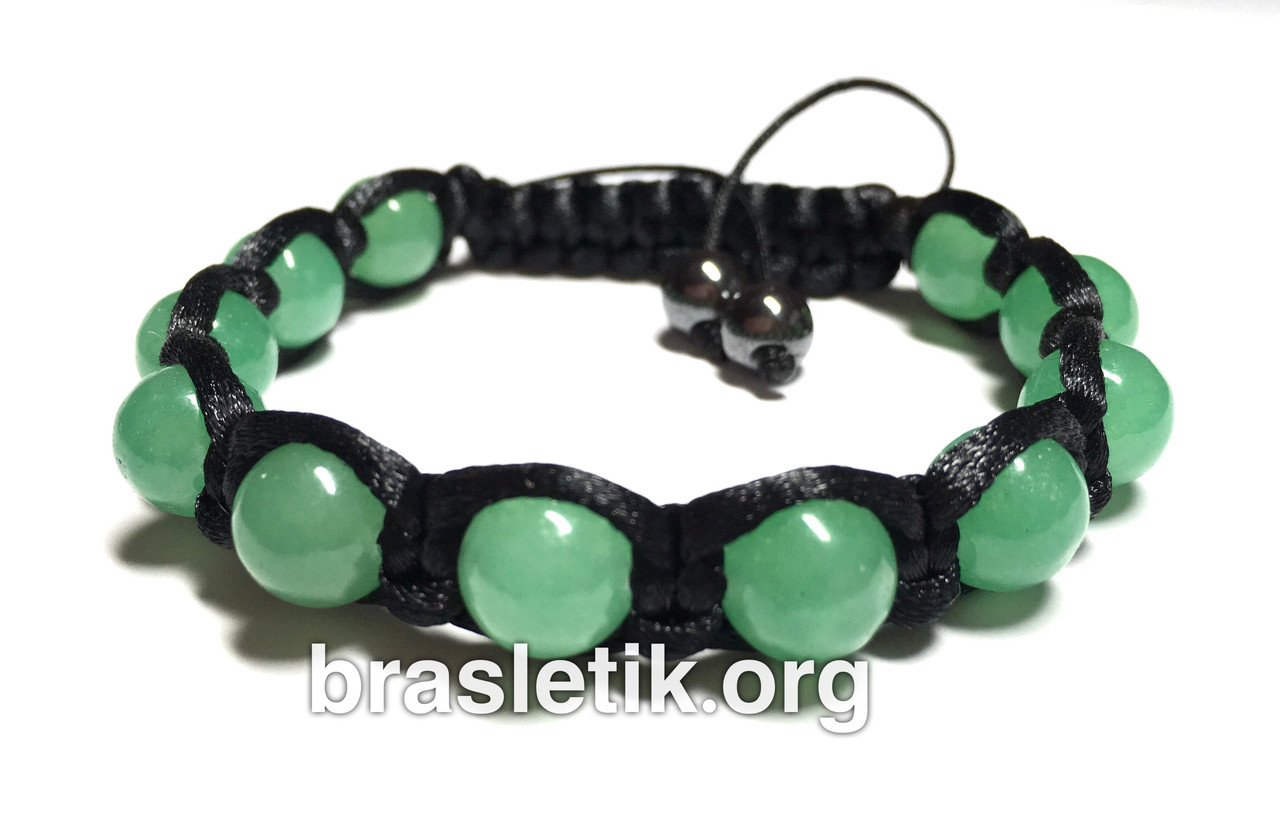 Браслет из нефрита Shamballa - фото 3 - id-p115322116