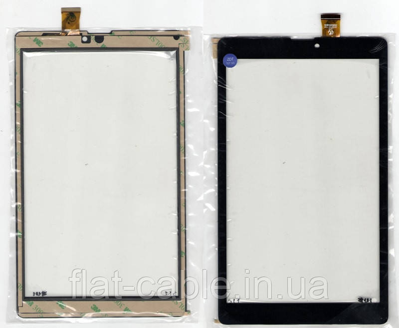 Тачскрин (сенсор) No051 8" Nomi Libra C08000, PMT3108 (p/n: AD-C-803793-FPC) 203*120 mm 45pin Чорний