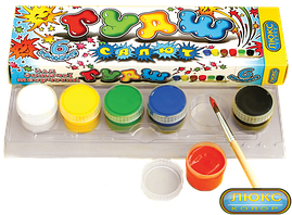 Гуаш 6 кольорів 25 мл "Салют"