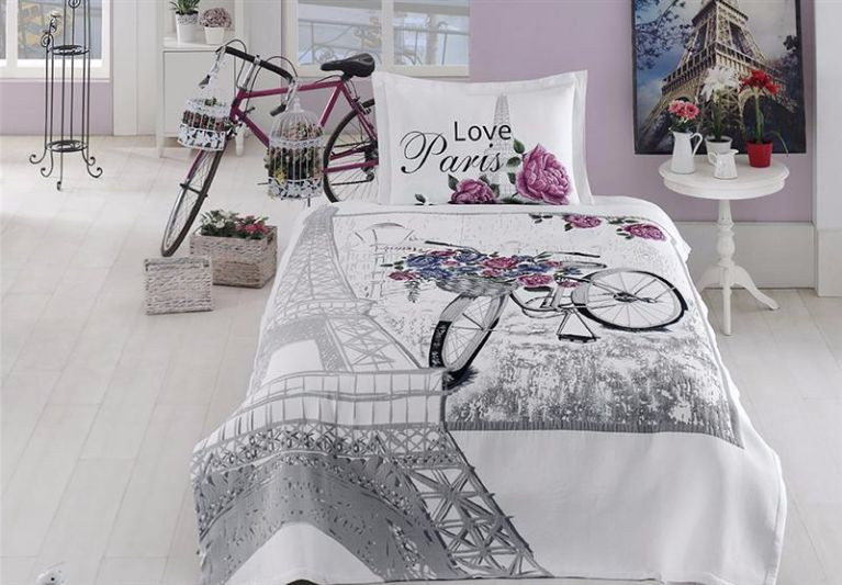 Покрывало 180*240 с наволочкой 50*70 First Choice Carnival BISIKLET