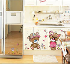 Декоративні наклейки на стіну "Милі ведмеді", фото 2