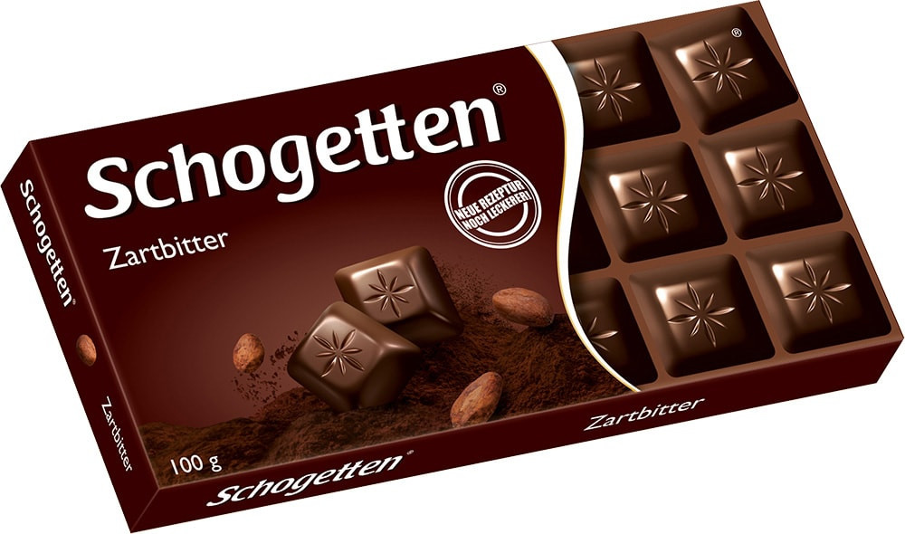 Шоколад Schogetten Zarbitter гіркий (Шогетний), 100 г, фото 1