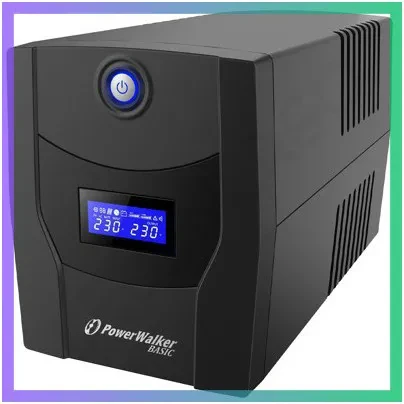 ДБЖ PowerWalker Basic VI 2200 для комп'ютера стабілізатор напруги джерело безперебійного живлення, фото 1