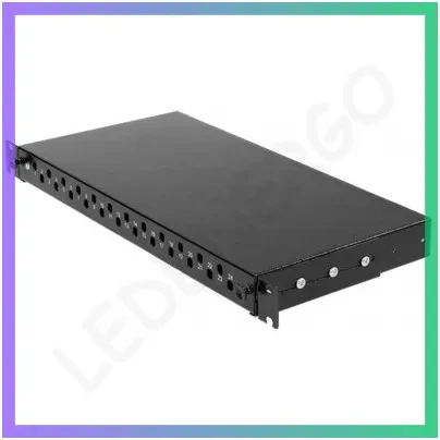 Патч-панель CMS 24 ST FC 1U 4xPG11 для організації кабельних з'єднань у серверній кімнаті, фото 1